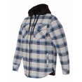 thumbnail image 2 of Burnside B8620 Mens Hooded Flannel Jacket, 2 of 3