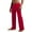 Red, variant on Mgmyaa Men's Pajama Pants Elastic Waist Straight Leg Soft Comfortable Sleep Lounge Bottoms