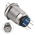 thumbnail image 6 of Rotary Push Button Switch 19mm 3 Positions Latching Type 12V 24V Rated Voltage for Ship and Instrument Applications, 6 of 9