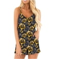 thumbnail image 2 of Pntutb Jumpsuits,Womens Summer Sleeveless Tank Tops Short Jumpsuit Elastic Waist Romper with Pockets, 2 of 5
