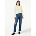 thumbnail image 2 of Free Assembly Women’s Shrunken Raglan Sweater with Long Sleeves, 2 of 6