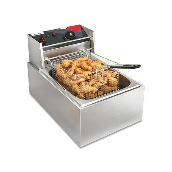 Mossfun Deep fryers, Electric Deep Fryer with Basket for Home Use, Countertop Commercial Deep Fryer