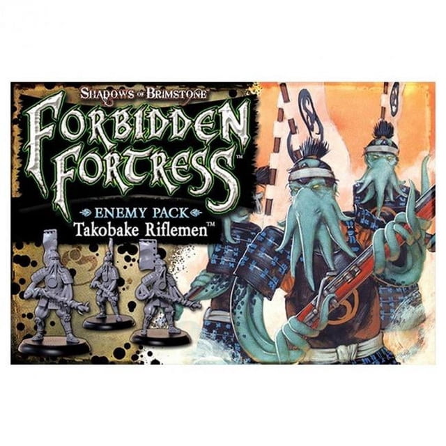 Flying Frog Productions FYF07E21 Shadows of Brimstone-Takobake Riflemen Enemy Pack Board Game