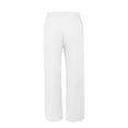 thumbnail image 6 of TRUBKH Linen Pants Sweatpants Women Work Pants Women Womens Joggers Pants Wide Leg Linen Pants for Women Work Pants Spring Pants for Women 2025 White M, 6 of 9