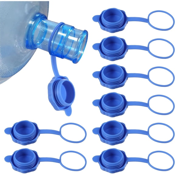 8PCS 5 Gallon Water Bottle Caps 5 Gallon Water Caps with Strap No Spill Lids for Waters Jug Cap,for 55mm Waters Jugs Cap 5 Gallons Reusable