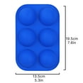 thumbnail image 3 of Noothes Cake Mould，Cake Medium Semi Sphere Silicone , Mold for Making , Cake, Jelly,, 3 of 3