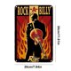 thumbnail image 4 of Metal Billy Letrero Pintura Hierro Rectangular Pared Arte Doméstico 20x30 Cm, 4 of 9