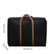 thumbnail image 3 of Bolsa de Viaje Plegable Grande, Organizador de Lona Plegable No Tejido para Ropa, Equipaje y Mudanzas, Paquete de 1, 3 of 7