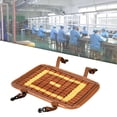 thumbnail image 6 of Stool Chair Cushion Cooling Mat Bamboo Sitting Pad Rectangular Non Slip for High Stool Wood Stool Living Room Home Dorm Seat Office Car A, 6 of 10