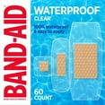 thumbnail image 3 of BAND-AID Brand Clear Waterproof Adhesive Bandages, Assorted, 60 Count, 3 of 12
