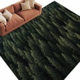 thumbnail image 2 of Dark Green Forest Area Rug 6x9 FT, Non Slip Living Room Throw Carpet, Pine Trees Modern Mysterious Art Washable Soft Large Floor Carpet Non-Shedding Rug for Bedroom Dining Room Play Room, 2 of 9
