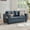 Blue-2, variant on AODAILIHB 65" W Faux Leather Loveseat Sofa, Modern Tufted Comfy Office Small Couch w/USB Charging Ports and Wide Arms, Black