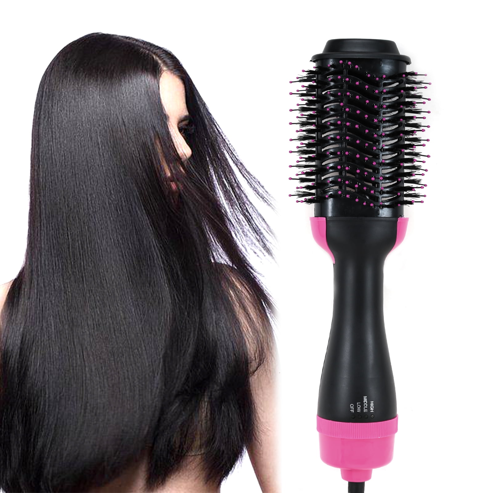 Volumizer Hair Dryer Brush OneStep Hot Air Brush for Straightening