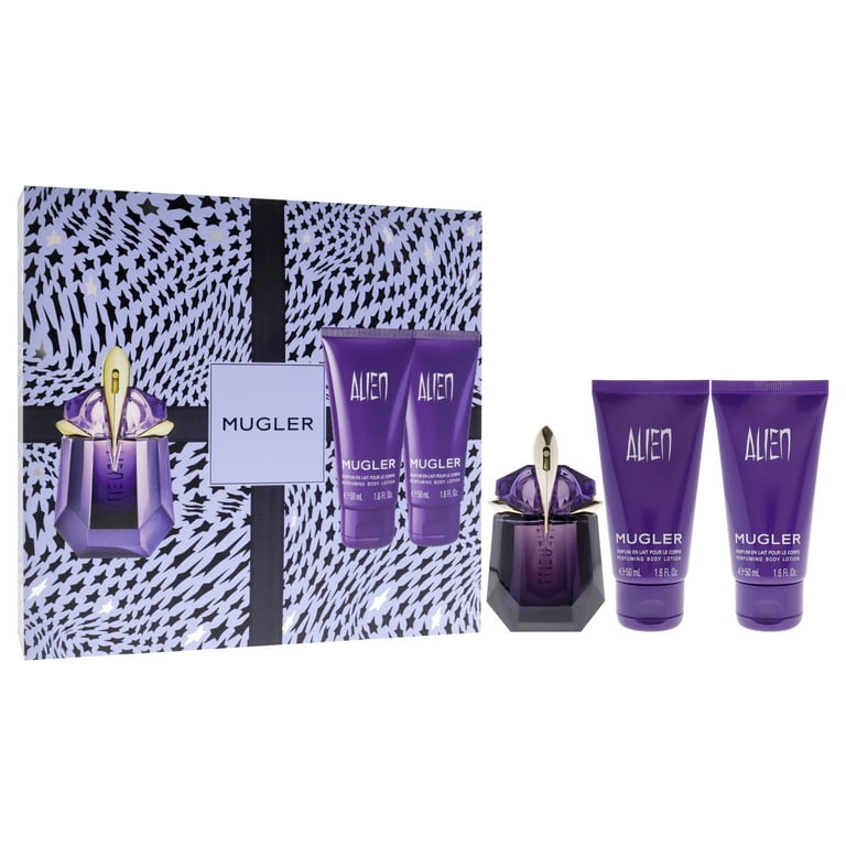 Thierry Mugler Alien Perfume Fragrance, 3 Pc Gift Set for Femmes