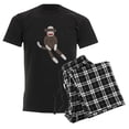 thumbnail image 6 of CafePress - Sock Monkey Men's Dark Pajamas - Men's Dark Loose Fit Cotton Pajama Set, 6 of 7