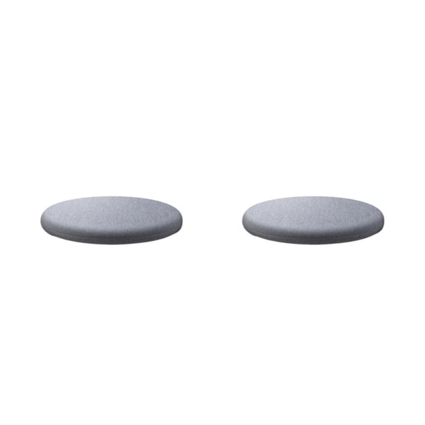 Naiovety Textura Suave Y Fácil De Limpiar Experiencia Comedor Fundas Para Sillas No Deformable Aplicación Amplia Lavable A Máquina Gris Claro gris claro 35*35cm 2Conjunto