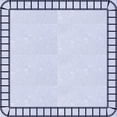 thumbnail image 1 of Ahgly Company Machine Washable Indoor Square Transitional Lavender Blue Area Rugs, 4' Square, 1 of 7