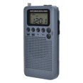 thumbnail image 5 of AM/FM Radio with LCD Display Pocket Handheld Radio Gray, 5 of 5