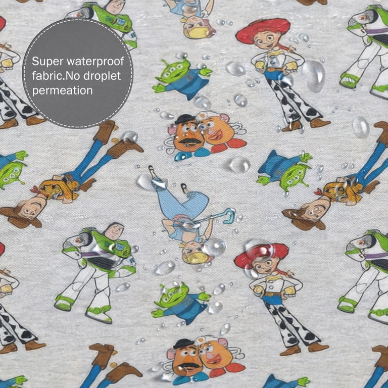 Robot Shower Curtain For Kids - Waterproof 72x72 Inch Bathroom Decor With 12 Hooks