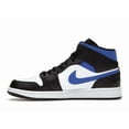 thumbnail image 2 of Jordan Men's 1 Mid White Black Racer Blue Shoes, from StockX, 2 of 5