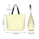 thumbnail image 5 of Balery Green Pears Bolsa Tote Estilo Estético con Cremalleras, Bolsa de Hombro, Bolsa de Compras Grande y Plegable, 5 of 8