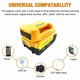 thumbnail image 5 of Adaptador USB Charger para Dewalt Batería de Litio de 18V 20V Portátil Puerto Type-C Carga Rápida Estante de Almacenamiento de Batería Soporte Estuche, 5 of 17