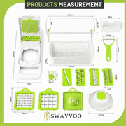 Swayvoo Mandoline Slicer Vegetable Chopper Safe Slicer Vegetable Dicer