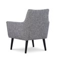 thumbnail image 5 of Linon Marie Wood Upholstered Accent Chair in Black, 5 of 9