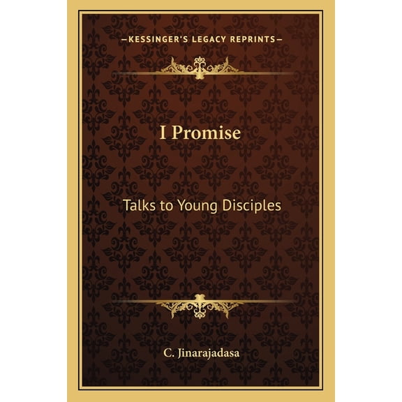 I Promise : Talks to Young Disciples (Paperback)