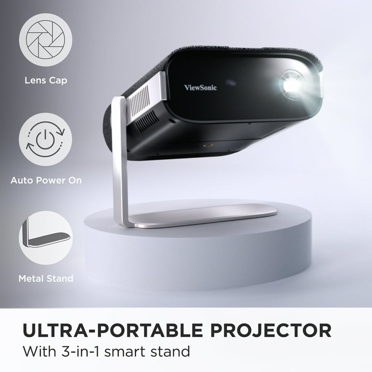 ViewSonic, Portable LED Projector, M1X, Black, 100 inch display