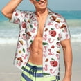 thumbnail image 7 of Pofeuu Cute Animal Print Hawaiian Shirt for Men Sleeves Casual Button Down Summer Beach Dress Shirts T-Shirts,Medium, 7 of 7