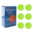 thumbnail image 1 of tredstone 6 Pcs/ensemble Remplacement Professionnel de Pickleball 40 Trous Kit de Pickle d'Entraînement Réutilisable Cadeau d'Anniversaire Vert, 1 of 5