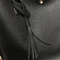 thumbnail image 6 of CPNG Tote Bags Women'S Soft Leather Tote Shoulder Bag From Big Capacity Tassel Handbag High Capacity Pu Tassel Shoulder Bag Crossbody Bag Lightweight Women's Handbags, 6 of 9