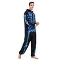 thumbnail image 4 of SILVERCELL Halloween Matching Family Pajamas Sets Parent-Child Hooded Skeleton Jumpsuits Holiday Pjs Sleepwear For Adult/Kid/Baby, 4 of 8
