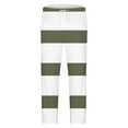 thumbnail image 5 of Wavsuf Men's Sweatsuits Set 2 piece Jogger Set for Men Tight Stripe Shirt Sweatshirt and Sweatpants Army Green Size M, 5 of 7