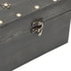 thumbnail image 4 of Harhinhe Caja de almacenamiento de madera retro con bisagra de metal, organizador decorativo para almacenamiento de tesoros para el hogar y la oficina, 4 of 7