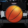 thumbnail image 1 of Cool Basketball Universe Exploration Tire Covers Wheel Cover Protectors Weatherproof UV Protection Spare Tire, 1 of 5