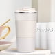 thumbnail image 3 of Taza de viaje de café con aislamiento al vacío de acero inoxidable para bebidas heladas y bebidas calientes, vasos de viaje de doble pared con tapa a prueba de derrames, regalo para el automóvil para, 3 of 4