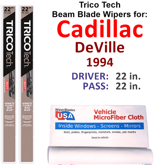 1994 Cadillac DeVille Beam Blade Wipers (Set of 2)