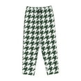 thumbnail image 6 of Uemuo Scottish Checkered Pattern Women's Wide Leg Palazzo Lounge Pants with Pockets Light Weight Loose Comfy Casual Pajama Pants-Small, 6 of 9