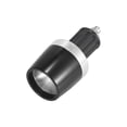 thumbnail image 5 of 2pcs Silver Tone Universal 18mm Motorcycle Handlebar End Caps Plug CNC Aluminum Alloy, 5 of 7