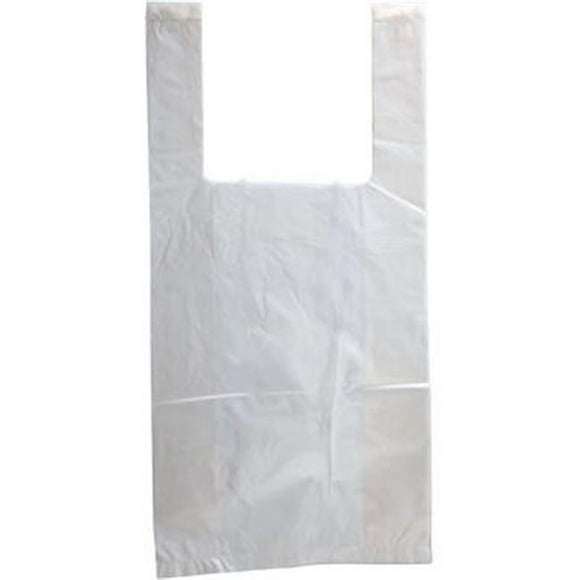 International Plastics MB-T-12HD Sac T-shirt Blanc 6 x 3 x 12 Po - Boîte de 2000