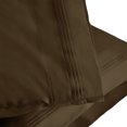 thumbnail image 2 of 1500-Thread Count 100% Egyptian Cotton Solid Pillowcases, 2-Piece Pillowcase Set by Blue Nile Mills- King, Mocha, 2 of 6