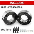 thumbnail image 3 of Richeer 3 inch Leveling Lift Kit Compatible with 2004-2026 F150, Leveling Lift Kit Fit for 2004-2026 F150 2WD 4WD, 2003-2018 Expedition Forged Front Strut Spacers Raise the Front of your F150 by 3", 3 of 5