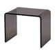 thumbnail image 1 of Mesa auxiliar de acrílico, mesa de té acrílica con borde redondo, taburete acrílico rectangular para cocina, muebles para sala de estar, mesa auxiliar Gris, 1 of 8