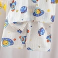 thumbnail image 5 of zaveiop Boys Pajamas Cotton Toddler 2 Piece Short Sleeve Pjs Kids Summer Boys' Sleepwear Clothes Set (Z02-Gold, 18-24 Months), 5 of 6