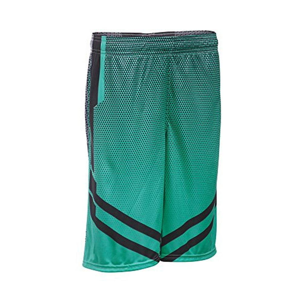 Under Armour Big Boys' UA Drop Step Basketball Shorts Youth Small GREEN