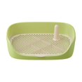 thumbnail image 4 of Dog Toilet Training Potty Tray, Pet Pan Bedpan Training Pads Holder Training Pad Toilet Potty Trainer for Small Animals, Home, Puppy Green 48x37x13cm, 4 of 9