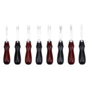 Yammee 4/6/8/10mm Leather Edges Beveler Tool Leather Wide Shovel Thinner Leather Edges Trimmer Crafting Tools for Enthusiasts