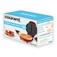 thumbnail image 2 of Courant Waffle Maker 7-inch Round Waffles in Less Then 5 minutes Delicious Belgian Waffles, Nonstick, Durable, 2 of 4